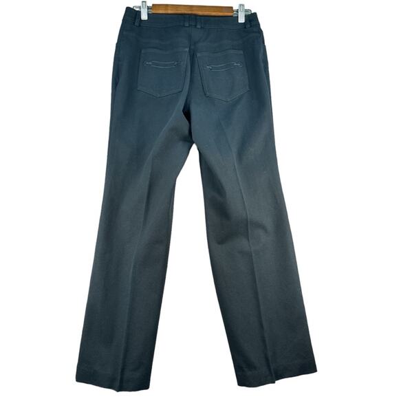 ST. JOHN Pants Women’s Black 8 Caviar Diana - Picture 2 of 6